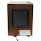 Iliving Infrared Portable Space Heater with Dual Heating System, 1500W, Dark Walnut Wooden Cabinet ILG-918W - alternate 5